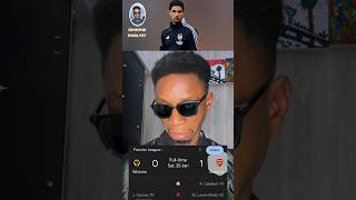 WOLVERHAMPTON 0 VS 1 ARSENAL epl [upl. by Adnilev594]