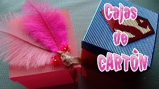 Cómo hacer cajas de cartón│CandyBu [upl. by Thordia]