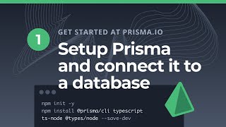 Setup Prisma and connect it to a database 15 [upl. by Roberts]