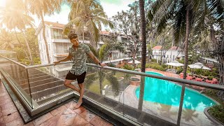 Reaching Goa Hotel Room Tour  Goa Ep02 [upl. by Aggi]