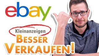 BESSER VERKAUFEN AUF ebay Kleinanzeigen 💸 [upl. by Anileh223]