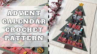 Crochet Advent Calendar Pattern Tutorial  Perfect DIY Christmas Decor [upl. by Upton]