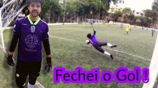 Jogando na Varzea Fechei o Gol e quase machuquei o atacanteGDA [upl. by Ainalem53]