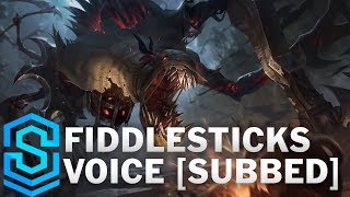 Voice  Fiddlesticks SUBBED  English [upl. by Franny26]