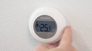 Round Modulation installatiemenu  Honeywell Home [upl. by Schoening]