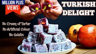 How to Make Authentic Turkish Delight at Home  Lokum RecipeStepByStep Tutorial [upl. by Ainevuol]