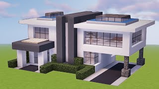 Minecraft Modern Ev Yapımı 🏠 [upl. by Alfons]