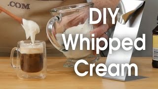 DIY whipped cream in 60 seconds [upl. by Annice]