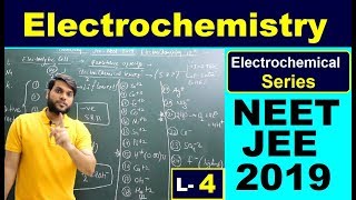 quotElectrochemistryquot L4  NEET JEE AIIMS 2019  Electrochemical Series  By Arvind Arora [upl. by Danell]