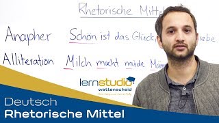 Rhetorische Mittel  Deutsch Nachhilfe [upl. by Gwendolyn]