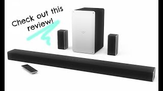 GREAT SOUND BAR 51 Surround Vizio sb3651e6 review [upl. by Dnalel]