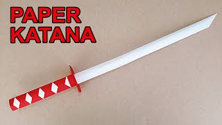 KAĞITTAN KATANA YAPIMI   How to Make a Paper Sword [upl. by Ataynek]