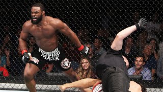 Every Tyron Woodley Finish [upl. by Akinna920]