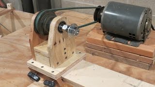 Homemade Lathe Pt 1  The headstock and base [upl. by Anivel]