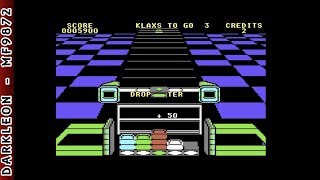 Commodore C64  Klax 1990 [upl. by Eibbor]