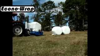 EconoWrap Stationary Single Bale Wrapper  EW450S [upl. by Haral]