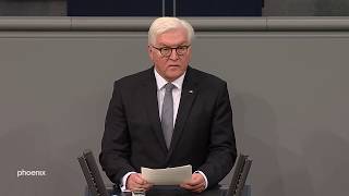 Volkstrauertag Rede von Bundespräsident FrankWalter Steinmeier im Bundestag [upl. by Juliette]