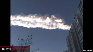 Meteor Blows Out Windows and Injures Hundreds in Siberia [upl. by Hsihsa]