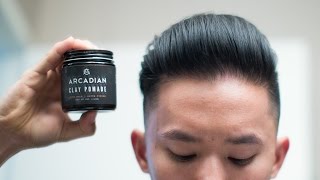 Arcadian Clay Pomade Review  The Clayest [upl. by Mcnalley]