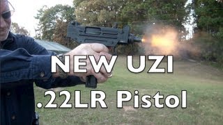 New UZI 22LR Pistol Shooting Review [upl. by Olyhs888]