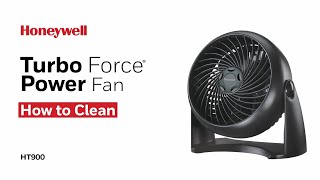 Honeywell TurboForce Power Fan HT900HT908  How to Clean [upl. by Aredna]