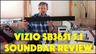 Vizio SB3651 51 Soundbar with Chromecast amp Bluetooth  REVIEWED [upl. by Nerot]