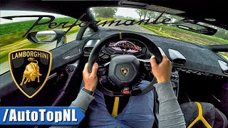 LAMBORGHINI HURACAN PERFORMANTE LP6404 POV Test Drive by AutoTopNL [upl. by Oralia]