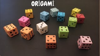 Kağıttan Zar Yapımı  Origami [upl. by Draw]