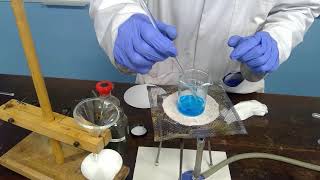 Preparation of Copper Sulfate Crystals [upl. by Aivartal]