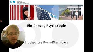 Kurzvorlesung „Einführung in die Psychologie“ [upl. by Barnie900]