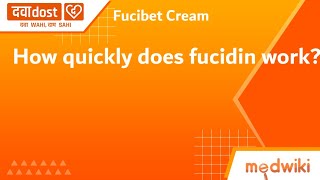 How quickly does fucidin work [upl. by Acirtal]