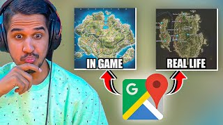 Free Fire Map Location In Google Map 😱 [upl. by Asirb]