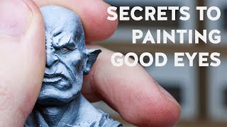 Painting eyes on miniatures made easy  Warhammer [upl. by Linehan]