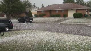 Altus Hail Storm  Golf Ball Size  June 16 2011  Oklahoma [upl. by Thia]