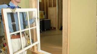 How To Install TiltWash DoubleHung Insert Replacement Window  Andersen Windows [upl. by Lihcox442]