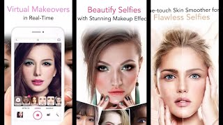 YouCam Makeup BEST APP [upl. by Monteria]