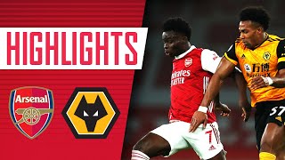 HIGHLIGHTS  Arsenal vs Wolves 12  Premier League [upl. by Assej478]