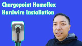 Level 2 EV Charger Hardwire Install Chargepoint Homeflex [upl. by Aiuqet703]