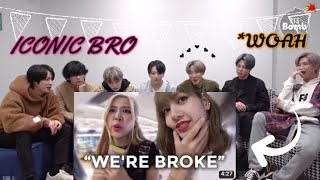 BTS reaction to Blackpink being blackpink [upl. by Melloney]