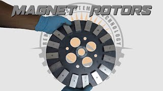 Making Wind Turbine Magnet Rotors [upl. by Farlay]