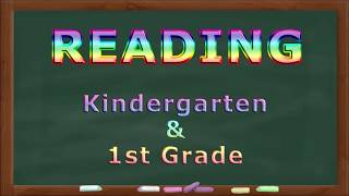 Reading Practice for Kindergarten and First Grade 1 [upl. by Cointon]