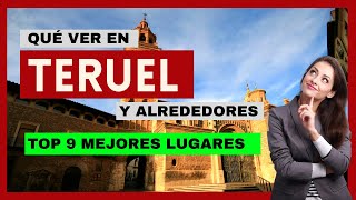 Que ver en TERUEL y alrededores✅ 🏅 Top 9 MEJORES lugares de TERUEL [upl. by Chabot]