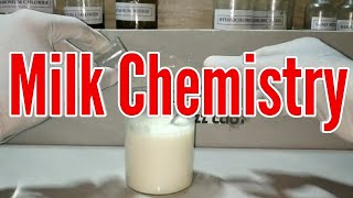 Extraction of Lactose and Casein from milk [upl. by Atsillac]