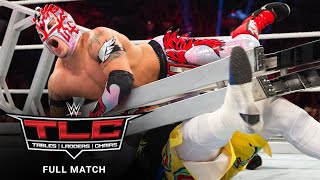 FULL MATCH  WWE Tag Team Title Triple Threat Ladder Match WWE TLC 2015 [upl. by Chilt]