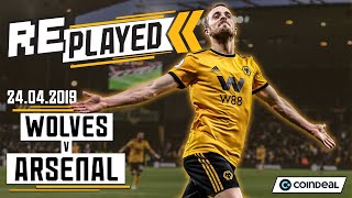 Full match replay  Wolves 31 Arsenal  April 24th 2019 [upl. by Naoh]