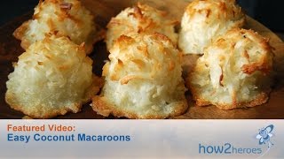 Easy Coconut Macaroons [upl. by Accber]