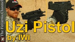 Uzi Pro Pistol by Israel Weapon Industries at Shot Show Range Day [upl. by Baumann]