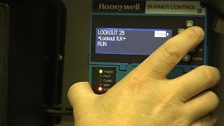 Honeywell 7800 Burner Control Display Module [upl. by Gujral993]