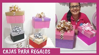 CÓMO HACER CAJAS PARA REGALO PASO A PASO Casa Carmelo [upl. by Roxanna898]