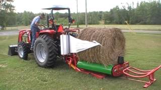 Bale wrapper uncut video [upl. by Wayland960]